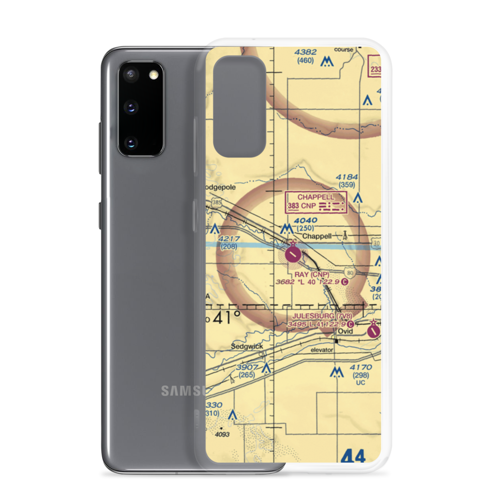 Billy G Ray Field (CNP) VFR Sectional Samsung Case Samsung Galaxy S20 model shown