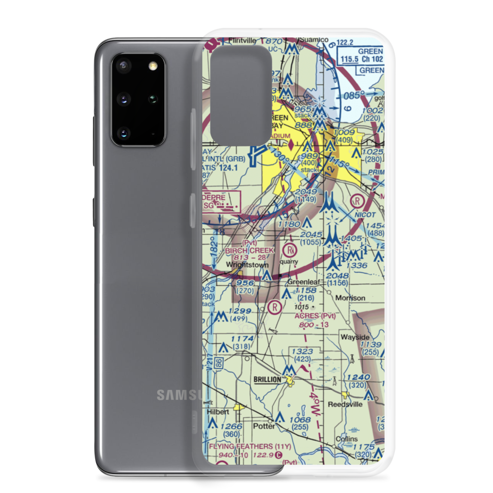 Birch Creek Airport (WS43) VFR Sectional Samsung Case Samsung Galaxy S20 Plus model shown