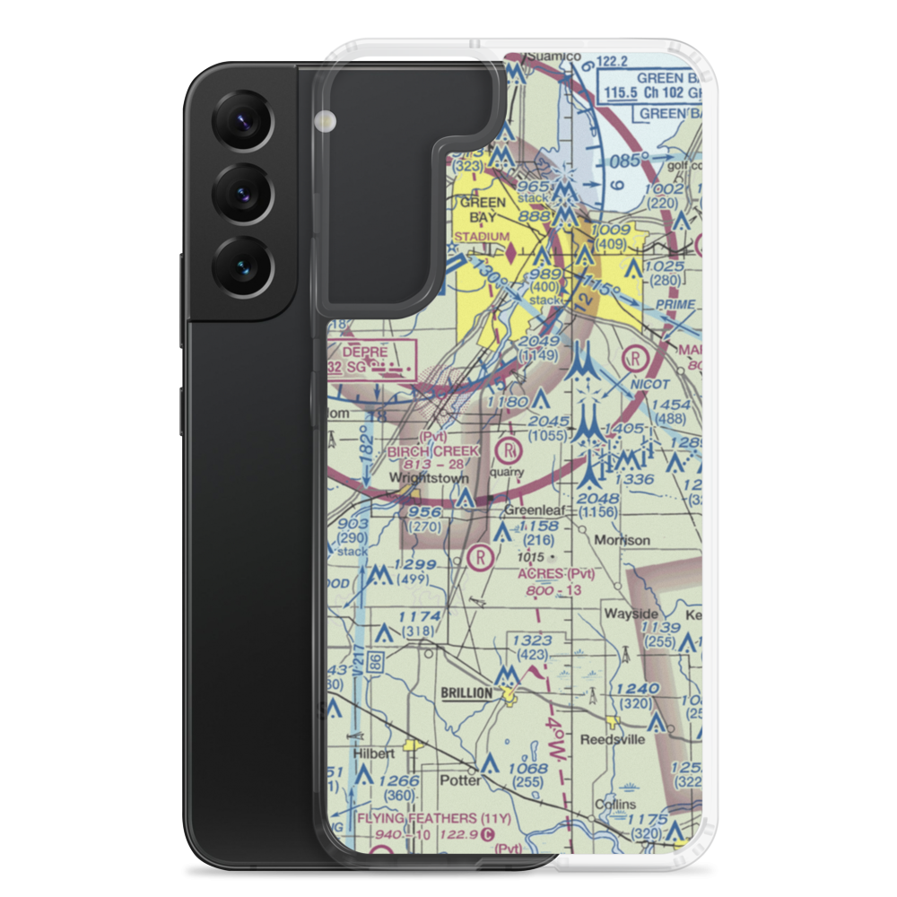 Birch Creek Airport (WS43) VFR Sectional Samsung Case Samsung Galaxy S22 Plus model shown