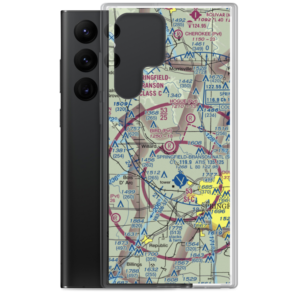 Bird Field (2MO1) VFR Sectional Samsung Case Samsung Galaxy S22 Ultra model shown