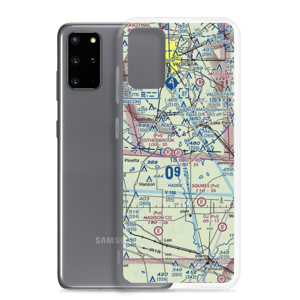 Bird Field (FA11) VFR Sectional Samsung Case Samsung Galaxy S20 Plus model shown