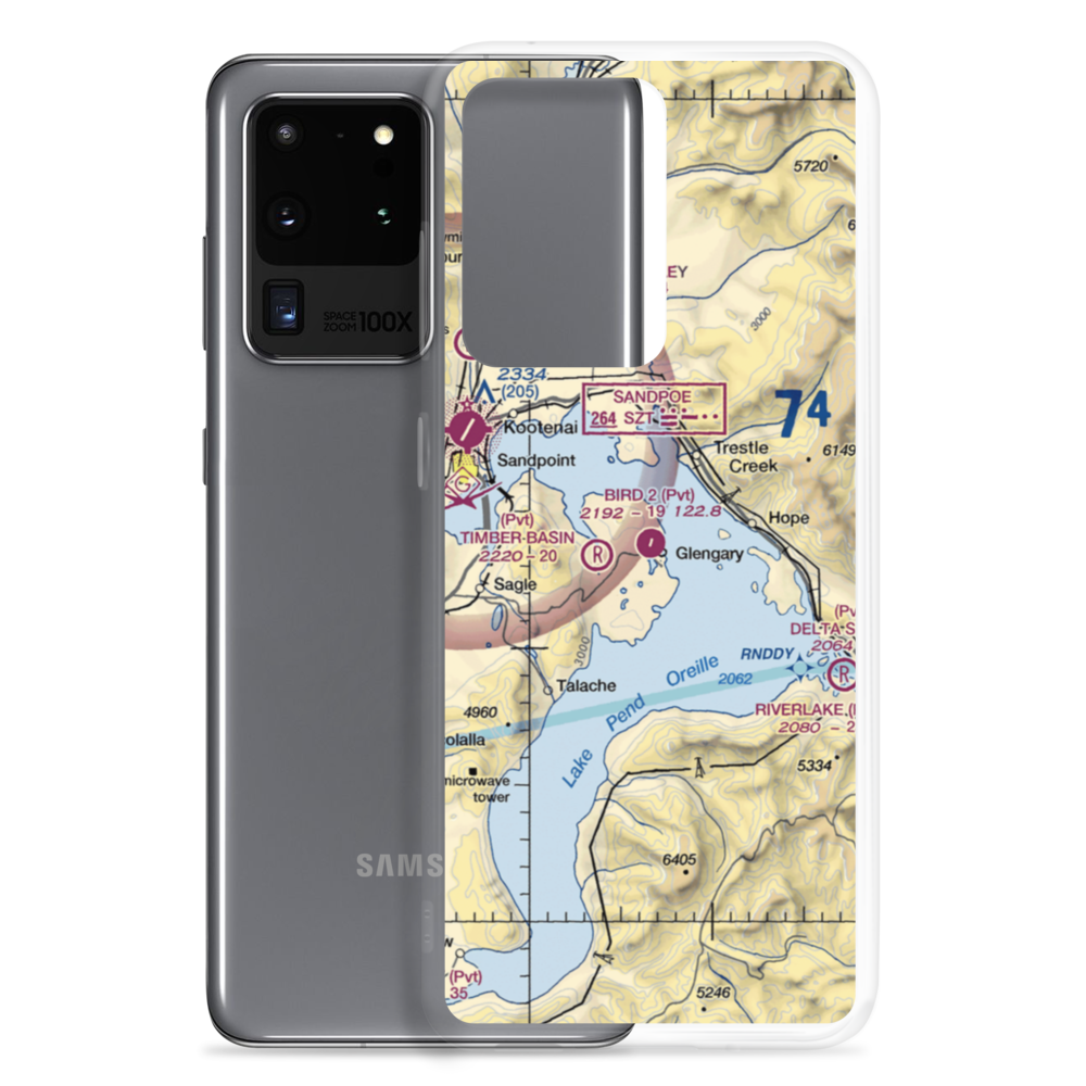 Bird Nr 2 Airport (ID19) VFR Sectional Samsung Case Samsung Galaxy S20 Ultra model shown