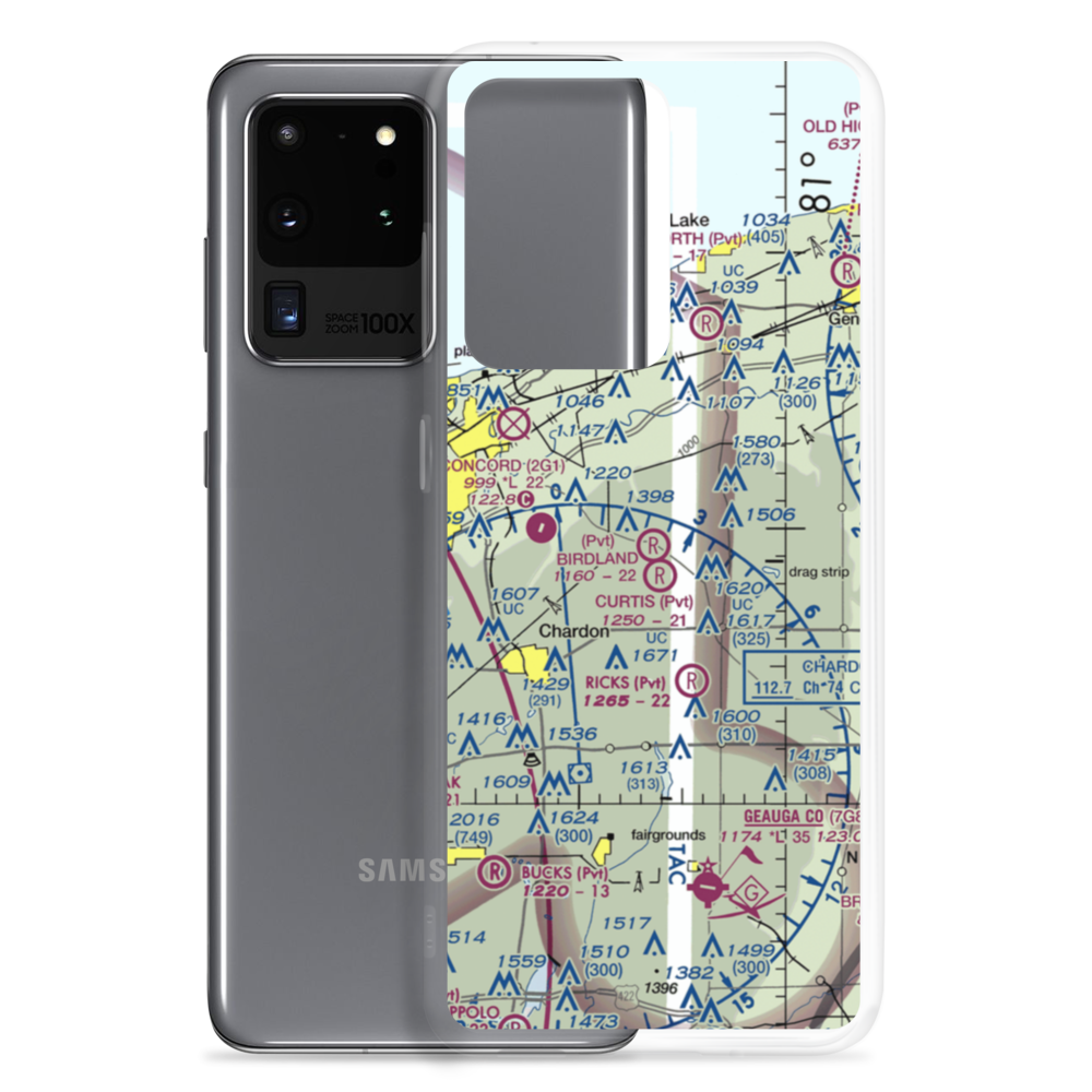 Birdland Airport (OH26) VFR Sectional Samsung Case Samsung Galaxy S20 Ultra model shown