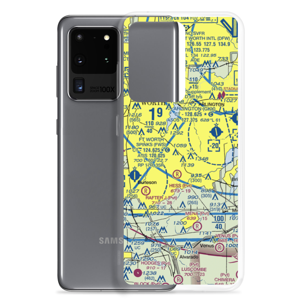 Birk Airport (4TX4) VFR Sectional Samsung Case Samsung Galaxy S20 Ultra model shown