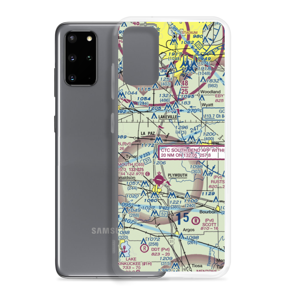 Birkey Private Airport (3II8) VFR Sectional Samsung Case Samsung Galaxy S20 Plus model shown