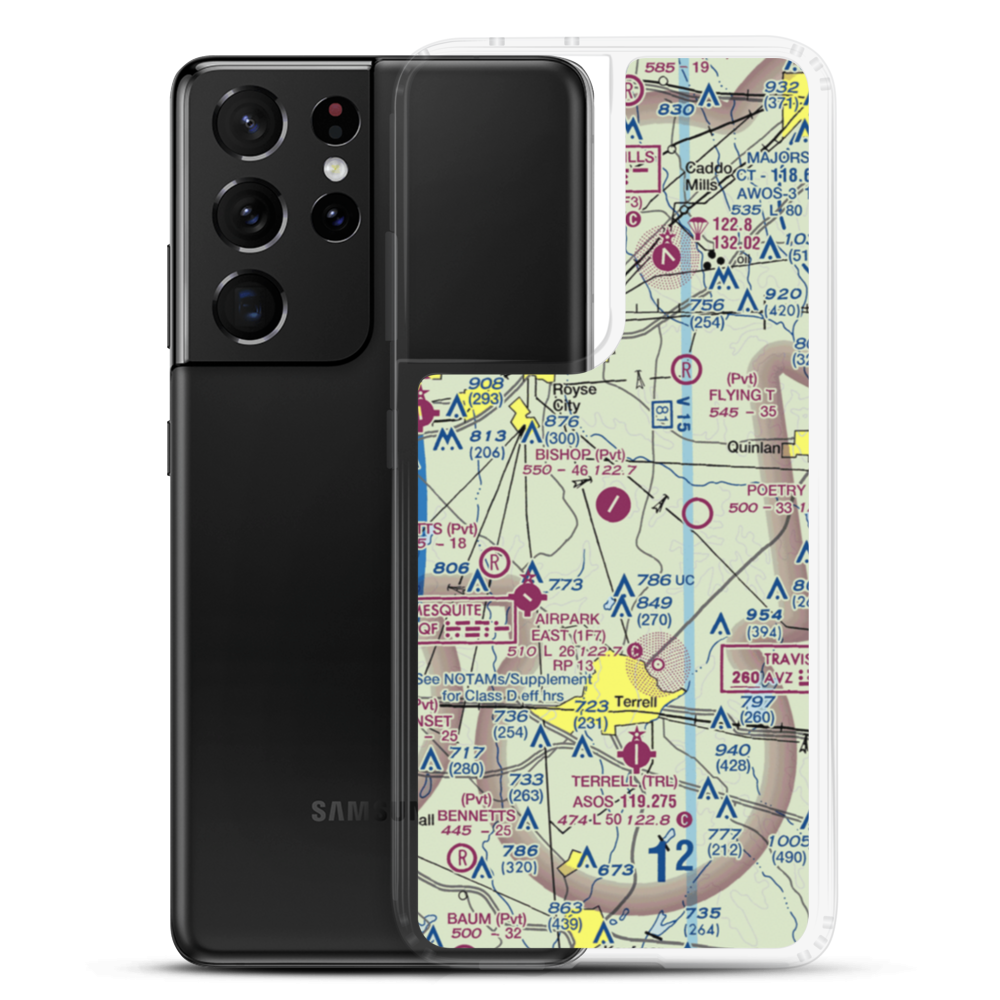 Bishop Field (68TS) VFR Sectional Samsung Case Samsung Galaxy S21 Ultra model shown