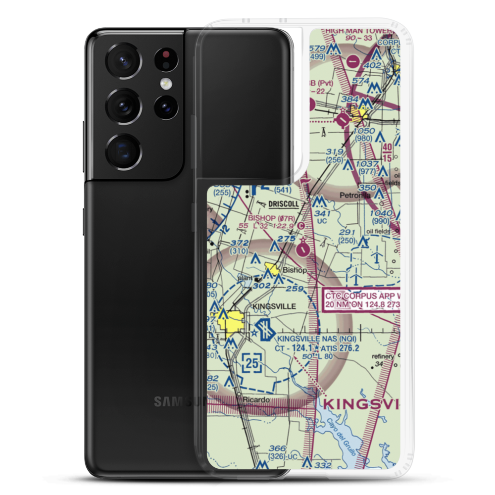 Bishop Municipal Airport (07R) VFR Sectional Samsung Case Samsung Galaxy S21 Ultra model shown