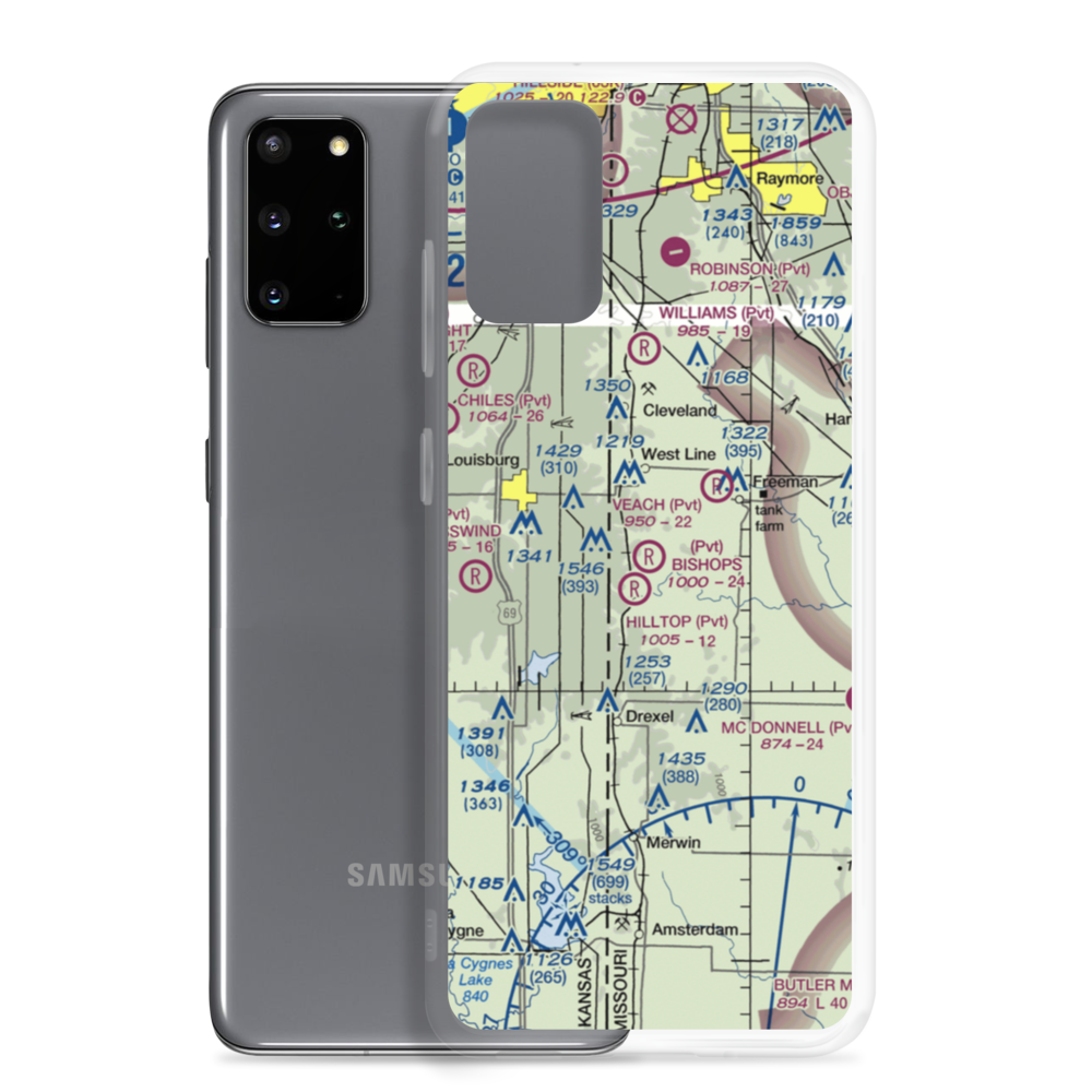 Bishop's Landing Airport (89MO) VFR Sectional Samsung Case Samsung Galaxy S20 Plus model shown
