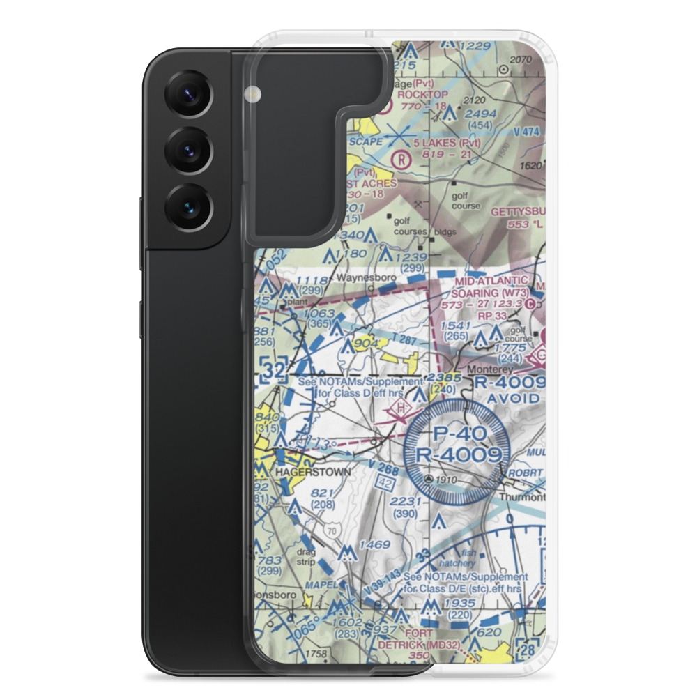 Bittner-Whitsel Airport (5PN5) VFR Sectional Samsung Case Samsung Galaxy S22 Plus model shown