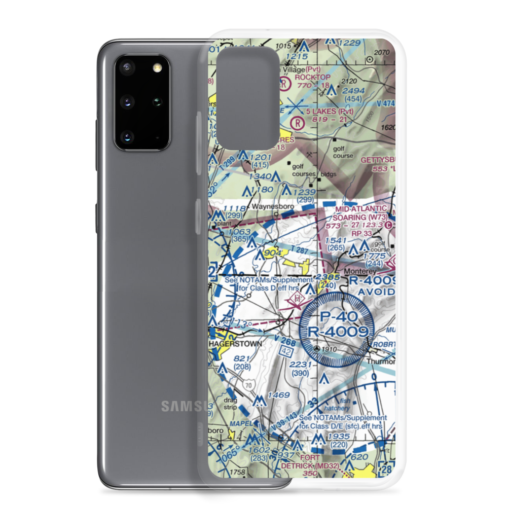 Bittner/Whitsel Airport (PN58) VFR Sectional Samsung Case Samsung Galaxy S20 Plus model shown