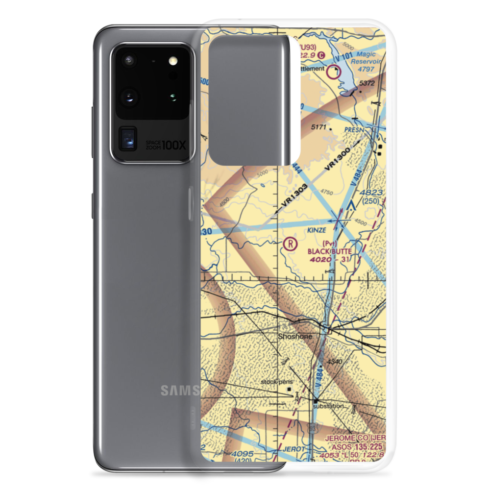 Black Butte Ranch Airport (0ID4) VFR Sectional Samsung Case Samsung Galaxy S20 Ultra model shown