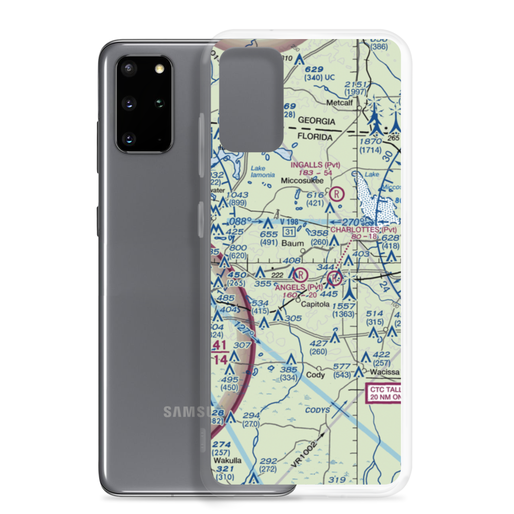 Black Creek Pass Airport (FA25) VFR Sectional Samsung Case Samsung Galaxy S20 Plus model shown