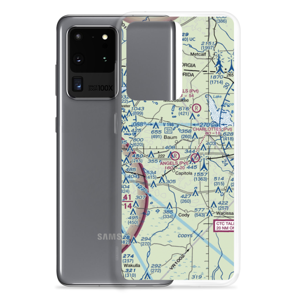 Black Creek Pass Airport (FA25) VFR Sectional Samsung Case Samsung Galaxy S20 Ultra model shown