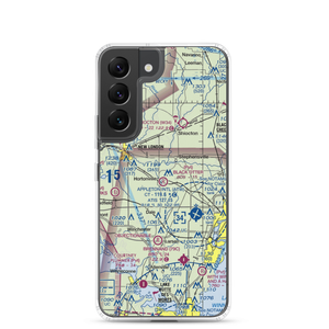 Black Otter Airport (9WI1) VFR Sectional Samsung Case