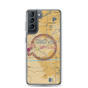 Black Rock Airport (ZUN) VFR Sectional Samsung Case