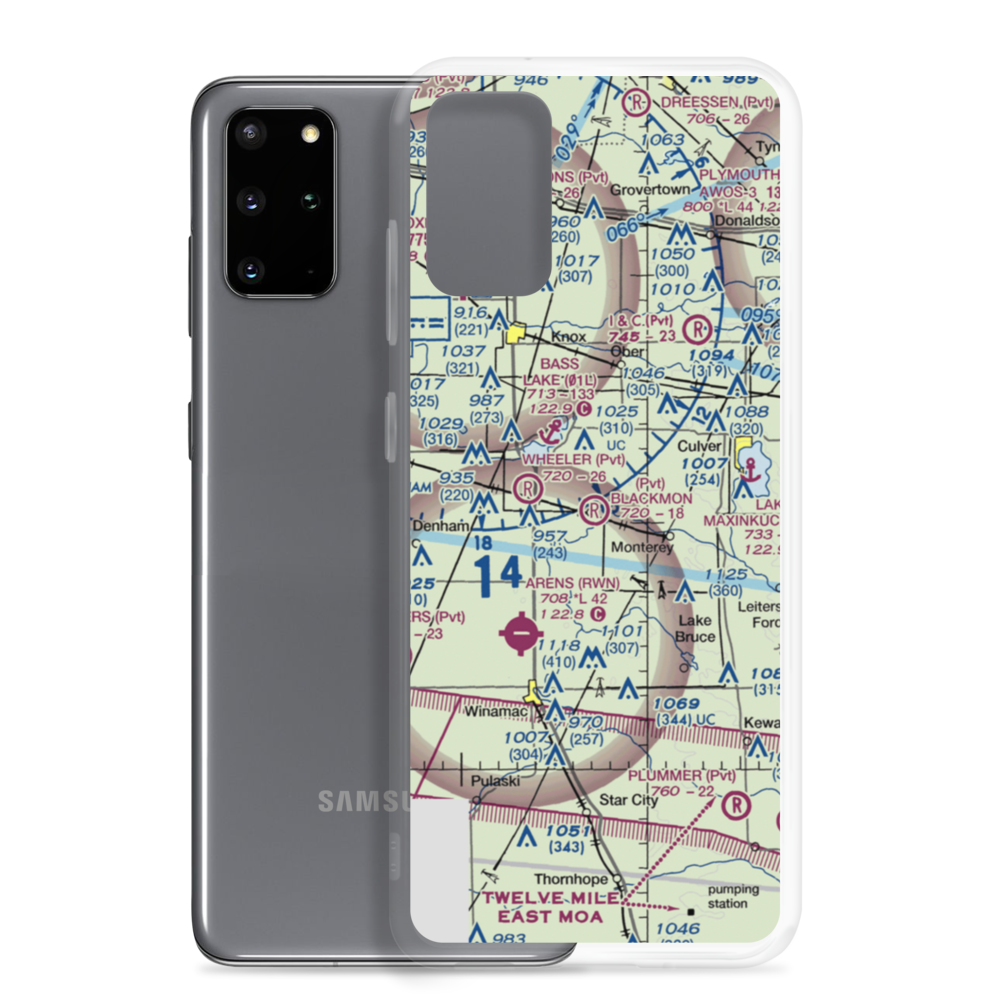 Blackmon Field (IN69) VFR Sectional Samsung Case Samsung Galaxy S20 Plus model shown