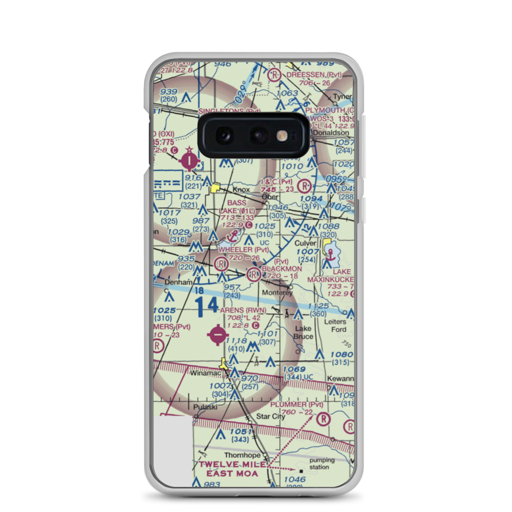 Blackmon Field (IN69) VFR Sectional Samsung Case Samsung Galaxy S10e model shown