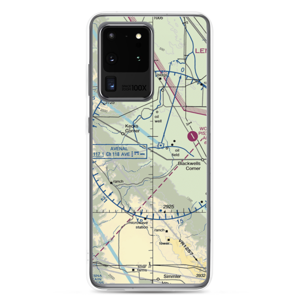 Blackwell Land Company Inc Airport (36CN) VFR Sectional Samsung Case Samsung Galaxy S20 Ultra model shown