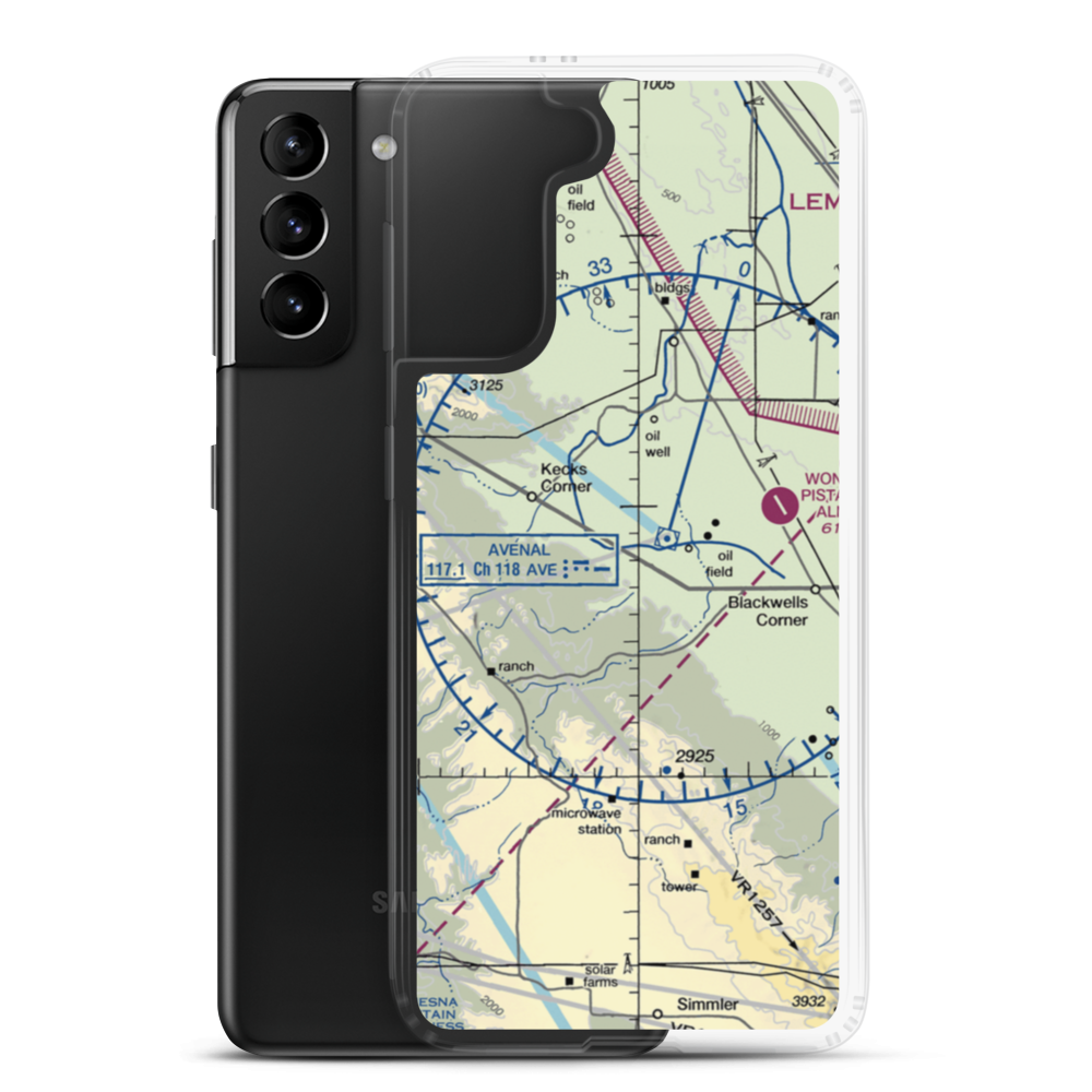 Blackwell Land Company Inc Airport (36CN) VFR Sectional Samsung Case Samsung Galaxy S21 Plus model shown