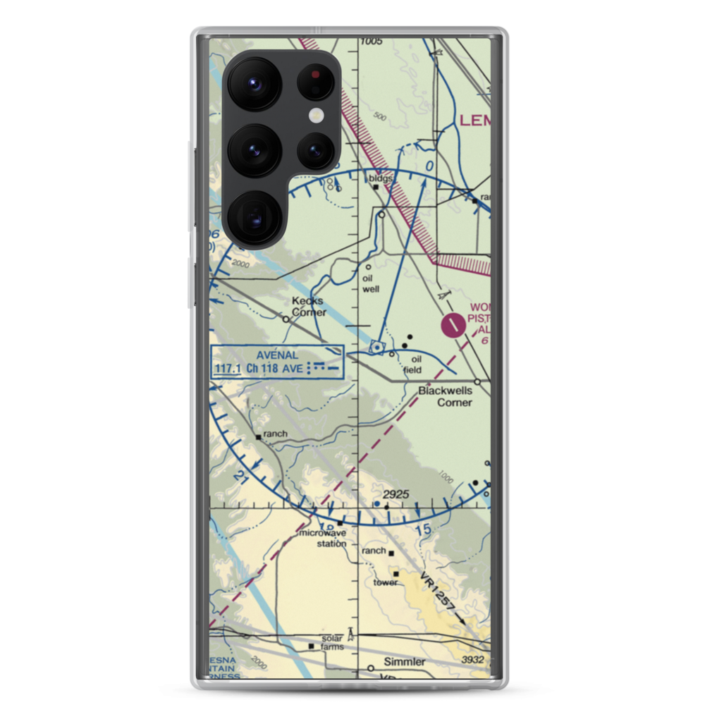 Blackwell Land Company Inc Airport (36CN) VFR Sectional Samsung Case Samsung Galaxy S22 Ultra model shown