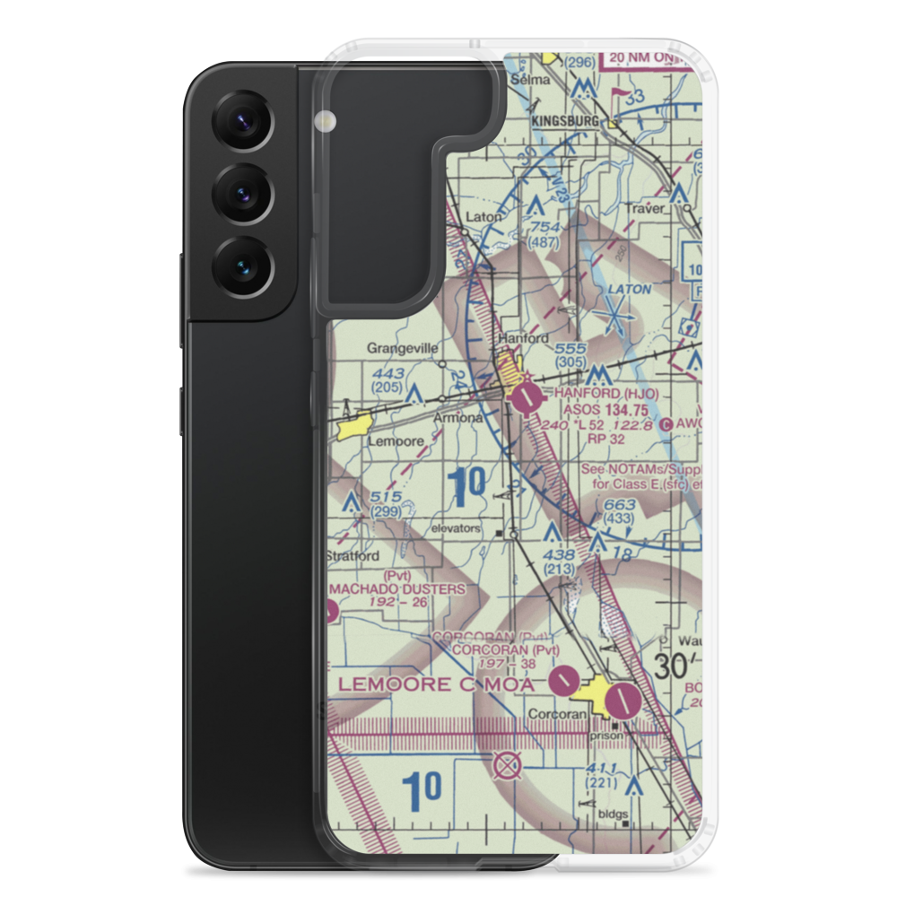 Blair Strip (9CL5) VFR Sectional Samsung Case Samsung Galaxy S22 Plus model shown