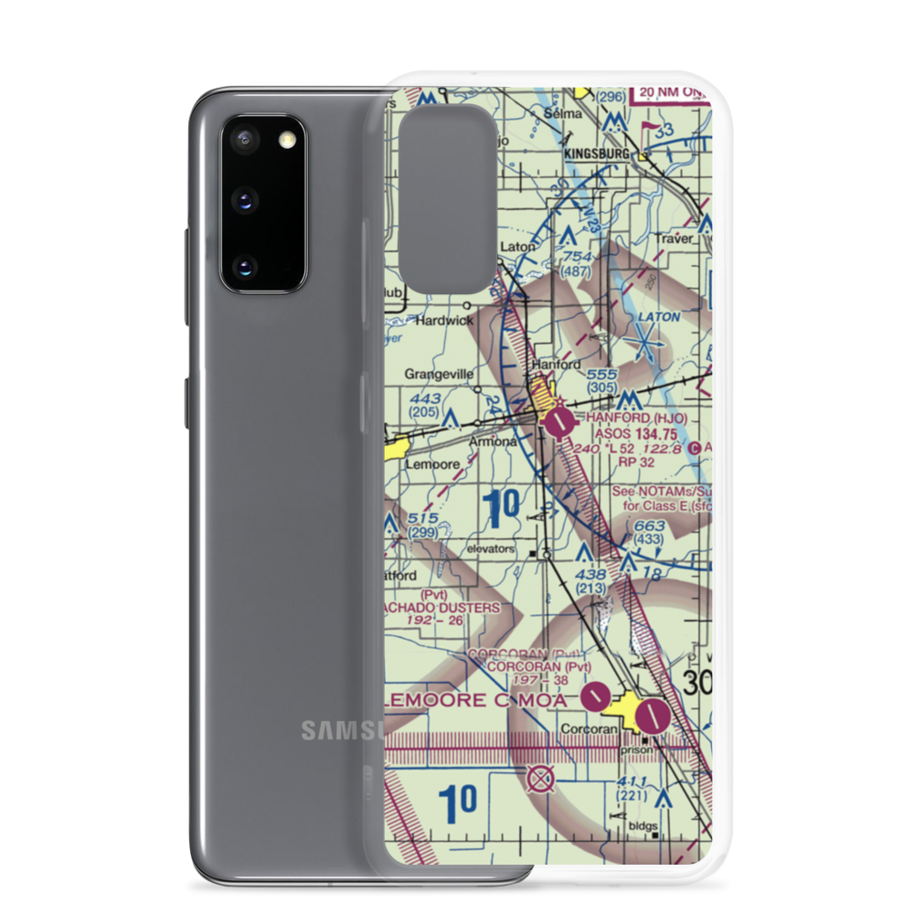 Blair Strip (9CL5) VFR Sectional Samsung Case Samsung Galaxy S20 model shown