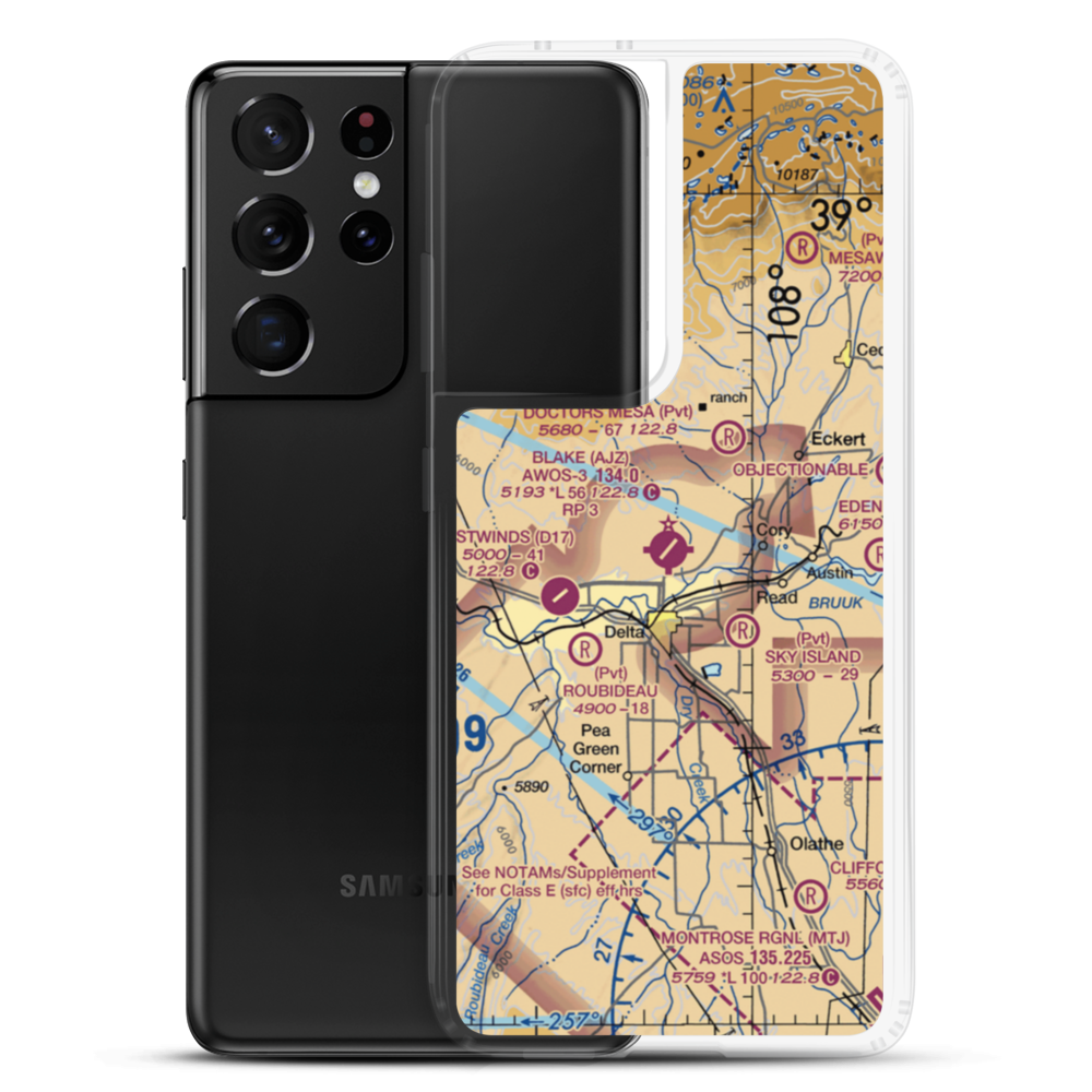 Blake Field (AJZ) VFR Sectional Samsung Case Samsung Galaxy S21 Ultra model shown