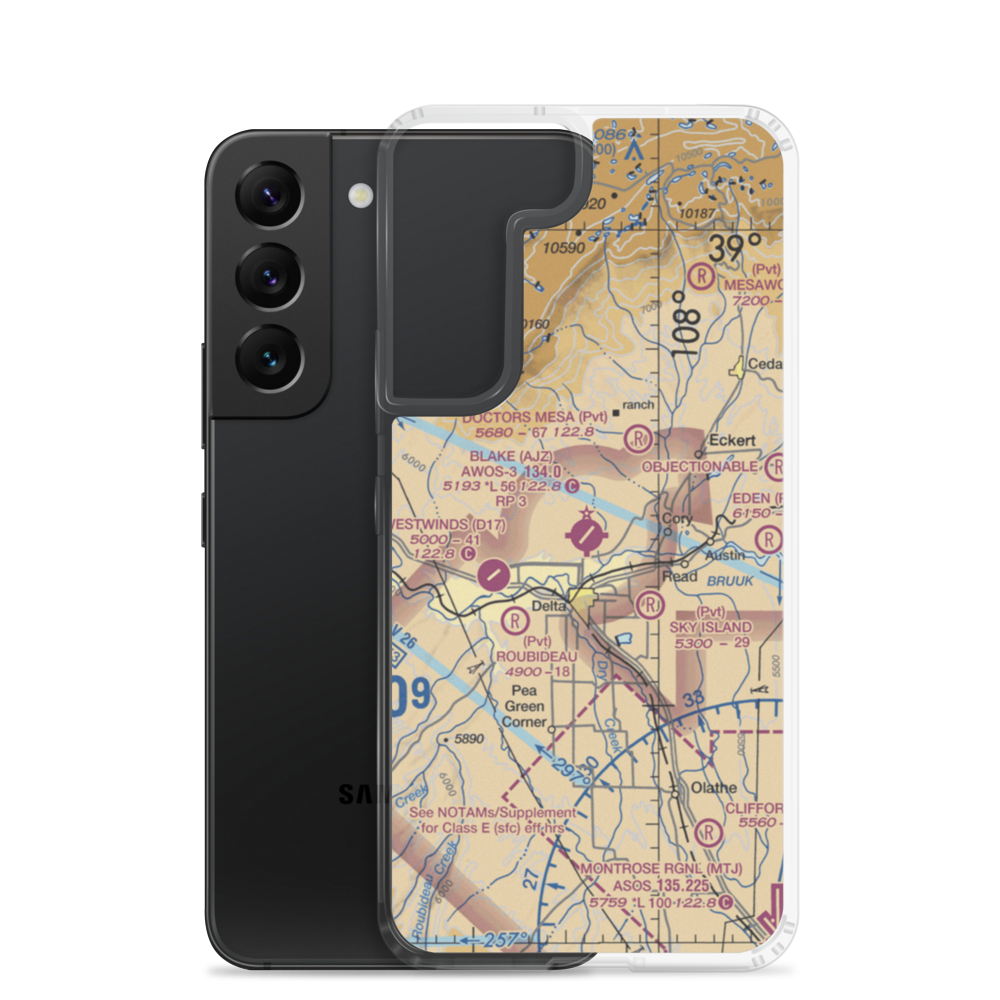 Blake Field (AJZ) VFR Sectional Samsung Case Samsung Galaxy S22 model shown