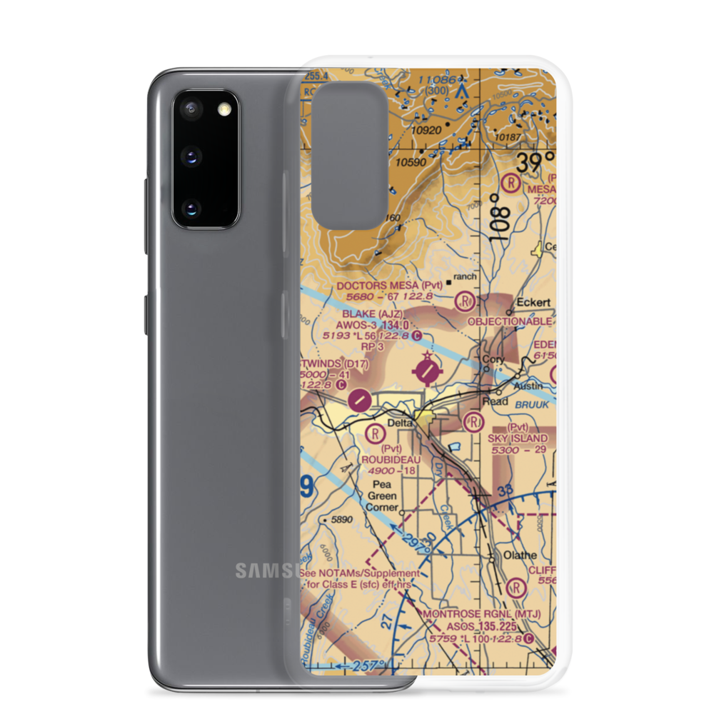 Blake Field (AJZ) VFR Sectional Samsung Case Samsung Galaxy S20 model shown