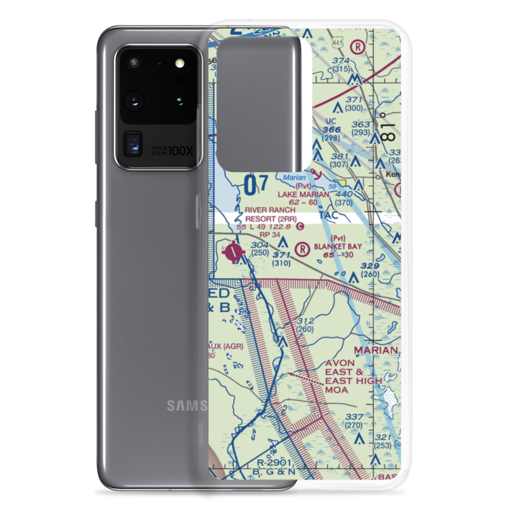 Blanket Bay Airport (6FD5) VFR Sectional Samsung Case Samsung Galaxy S20 Ultra model shown