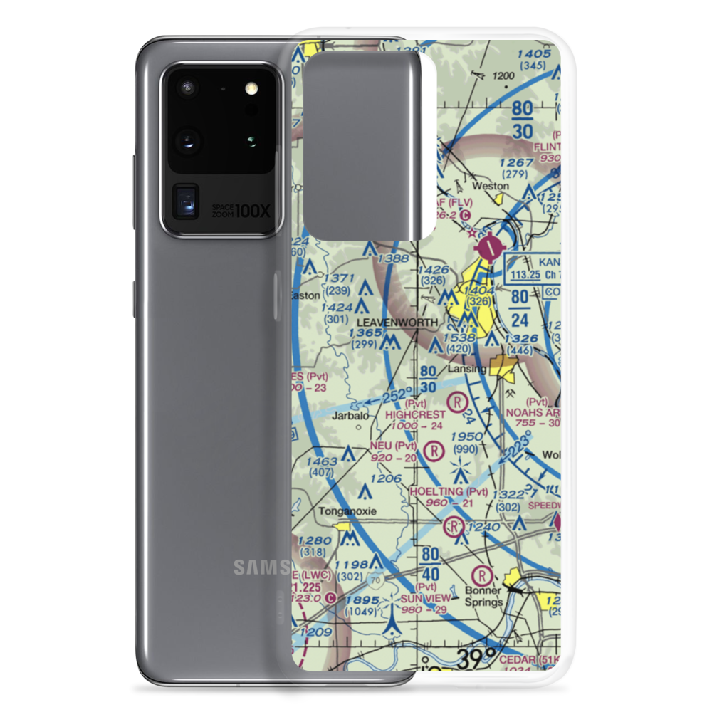 Blaser's Airport (SN84) VFR Sectional Samsung Case Samsung Galaxy S20 Ultra model shown