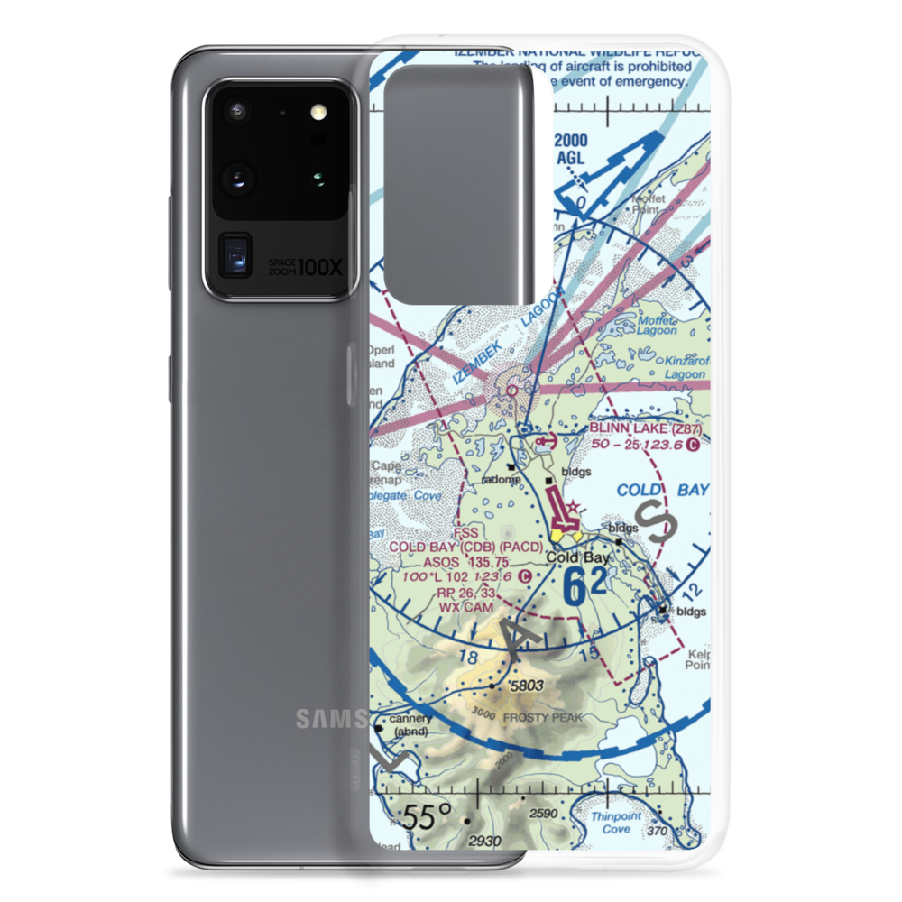 Blinn Lake Seaplane Base (Z87) VFR Sectional Samsung Case Samsung Galaxy S20 Ultra model shown