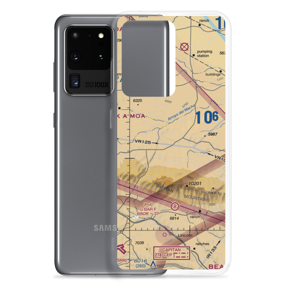 Block Ranch Airport (4AZ2) VFR Sectional Samsung Case Samsung Galaxy S20 Ultra model shown