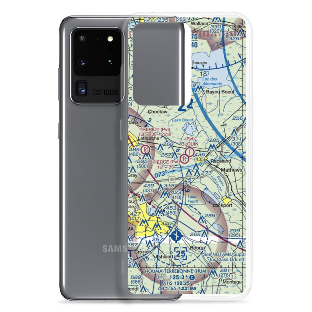 Blouin Flightpark Ultralightport (4LA9) VFR Sectional Samsung Case Samsung Galaxy S20 Ultra model shown