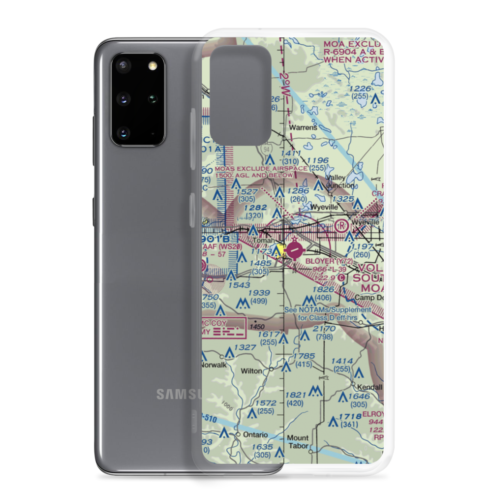 Bloyer Field (Y72) VFR Sectional Samsung Case Samsung Galaxy S20 Plus model shown