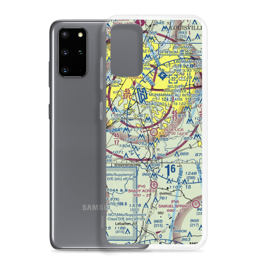Blue Lick Airport (07KY) VFR Sectional Samsung Case Samsung Galaxy S20 Plus model shown