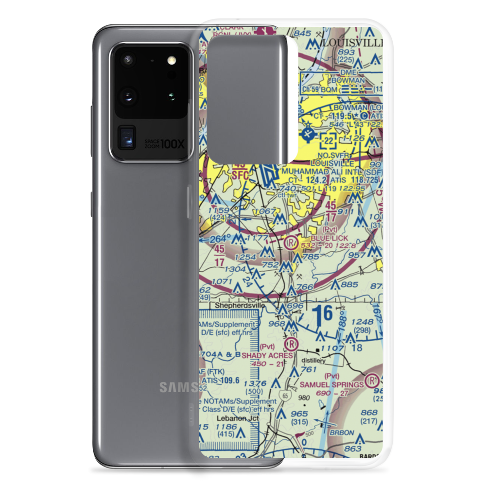 Blue Lick Airport (07KY) VFR Sectional Samsung Case Samsung Galaxy S20 Ultra model shown