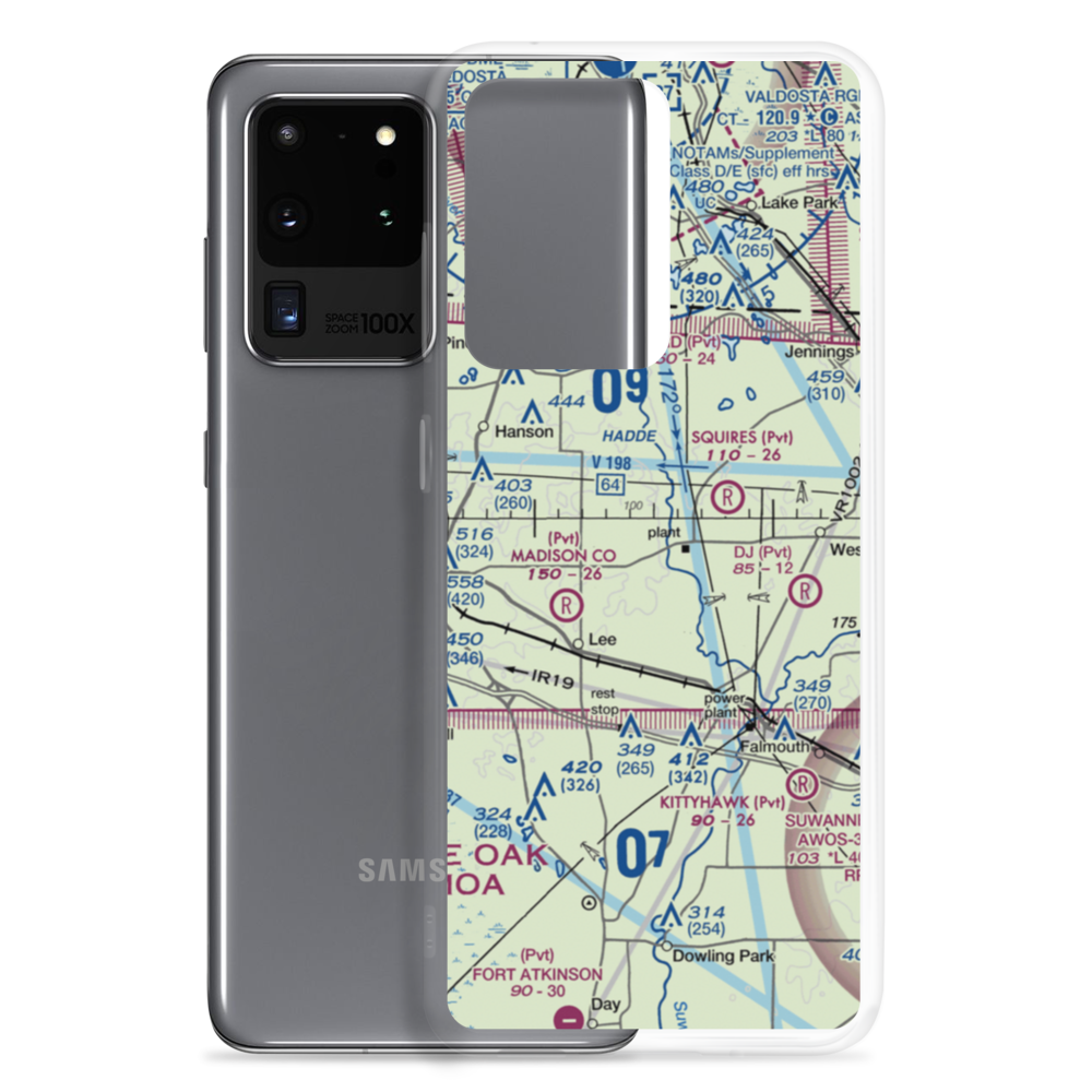 Blue Springs Airport (38FA) VFR Sectional Samsung Case Samsung Galaxy S20 Ultra model shown