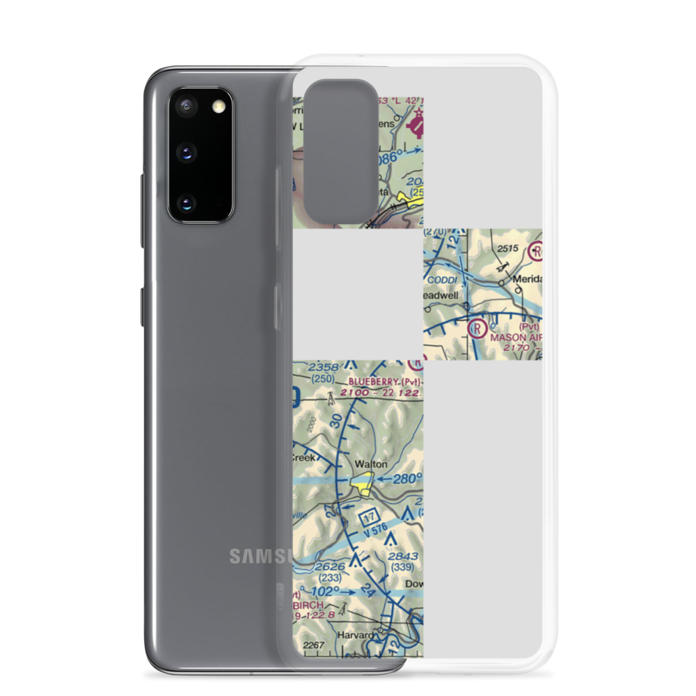 Blueberry Field (7NK6) VFR Sectional Samsung Case Samsung Galaxy S20 model shown