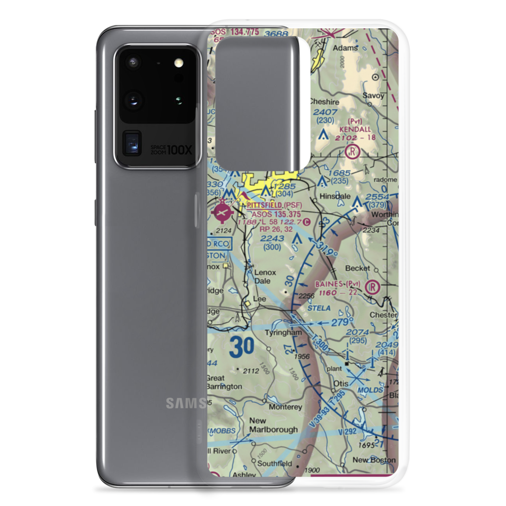 Blueberry Hill Airport (MA77) VFR Sectional Samsung Case Samsung Galaxy S20 Ultra model shown