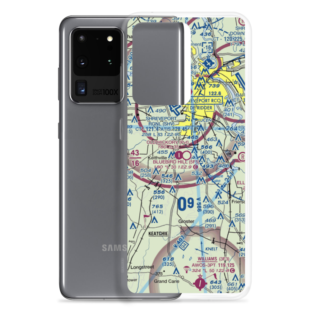 Bluebird Hill Airport (5F5) VFR Sectional Samsung Case Samsung Galaxy S20 Ultra model shown