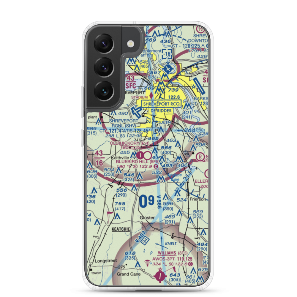 Bluebird Hill Airport (5F5) VFR Sectional Samsung Case Samsung Galaxy S22 Plus model shown