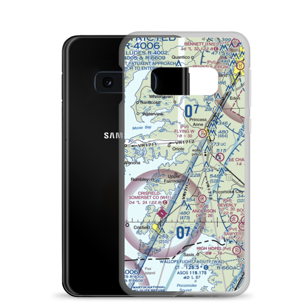 Bluemel Field (5MD7) VFR Sectional Samsung Case Samsung Galaxy S10e model shown