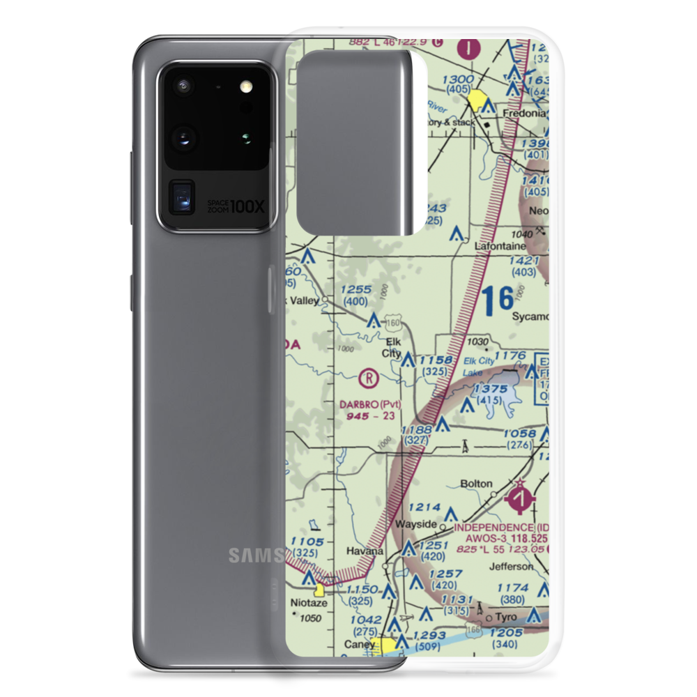 Bob Faler Airport (SN44) VFR Sectional Samsung Case Samsung Galaxy S20 Ultra model shown