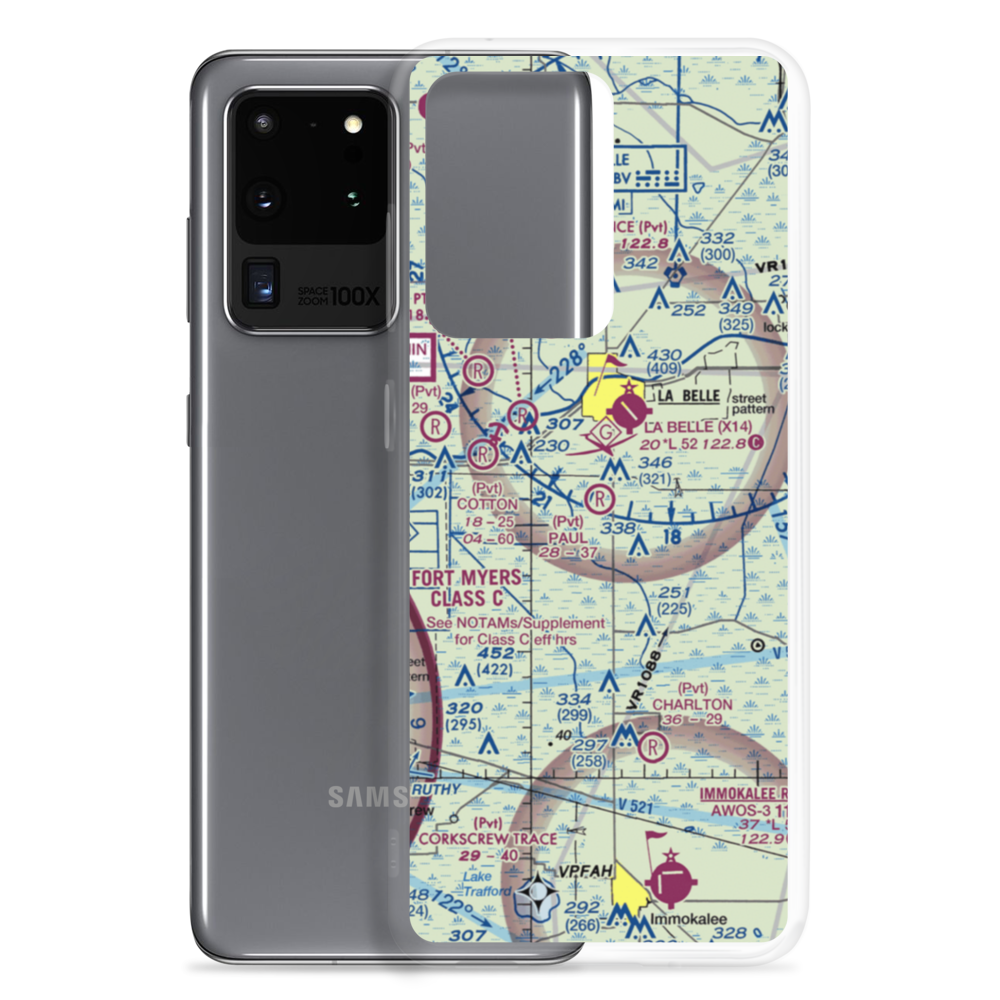 Bob Paul Airport (FL88) VFR Sectional Samsung Case Samsung Galaxy S20 Ultra model shown