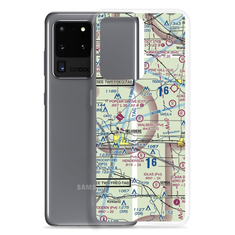 Bob Walberg Field (IL36) VFR Sectional Samsung Case Samsung Galaxy S20 Ultra model shown