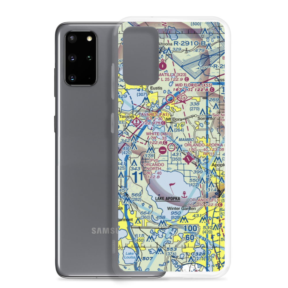 Bob White Field (X61) VFR Sectional Samsung Case Samsung Galaxy S20 Plus model shown