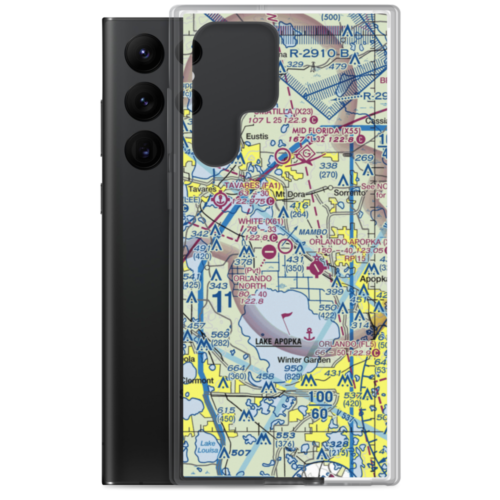 Bob White Field (X61) VFR Sectional Samsung Case Samsung Galaxy S22 Ultra model shown