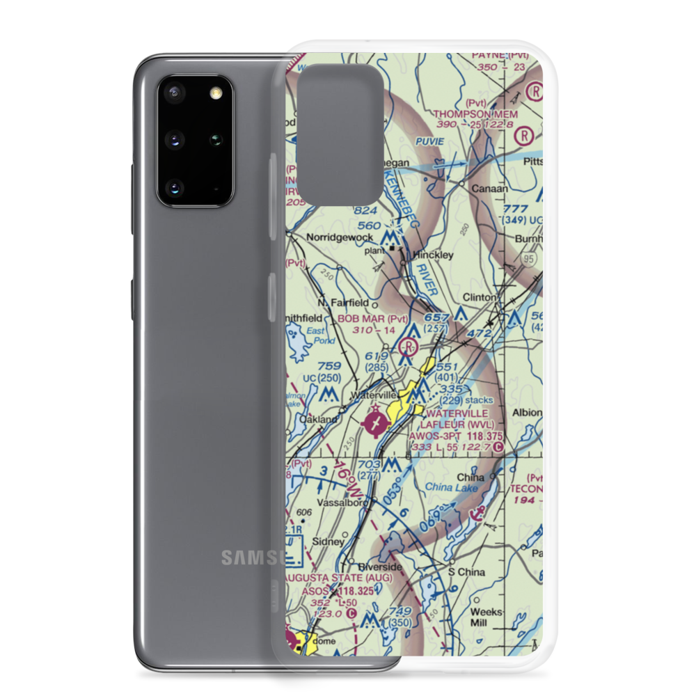 Bob-Mar Airport (ME20) VFR Sectional Samsung Case Samsung Galaxy S20 Plus model shown