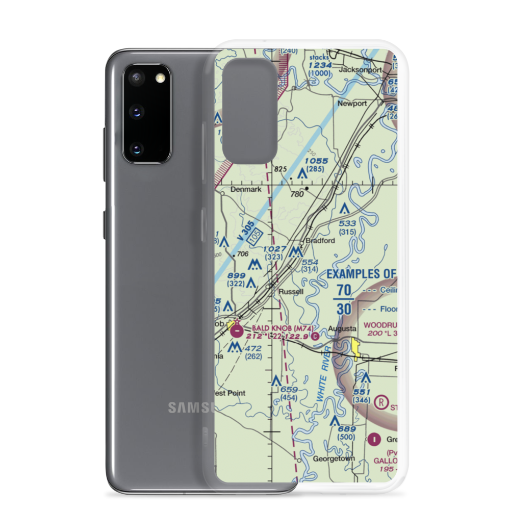 Bobs (BOBS) VFR Sectional Samsung Case Samsung Galaxy S20 model shown